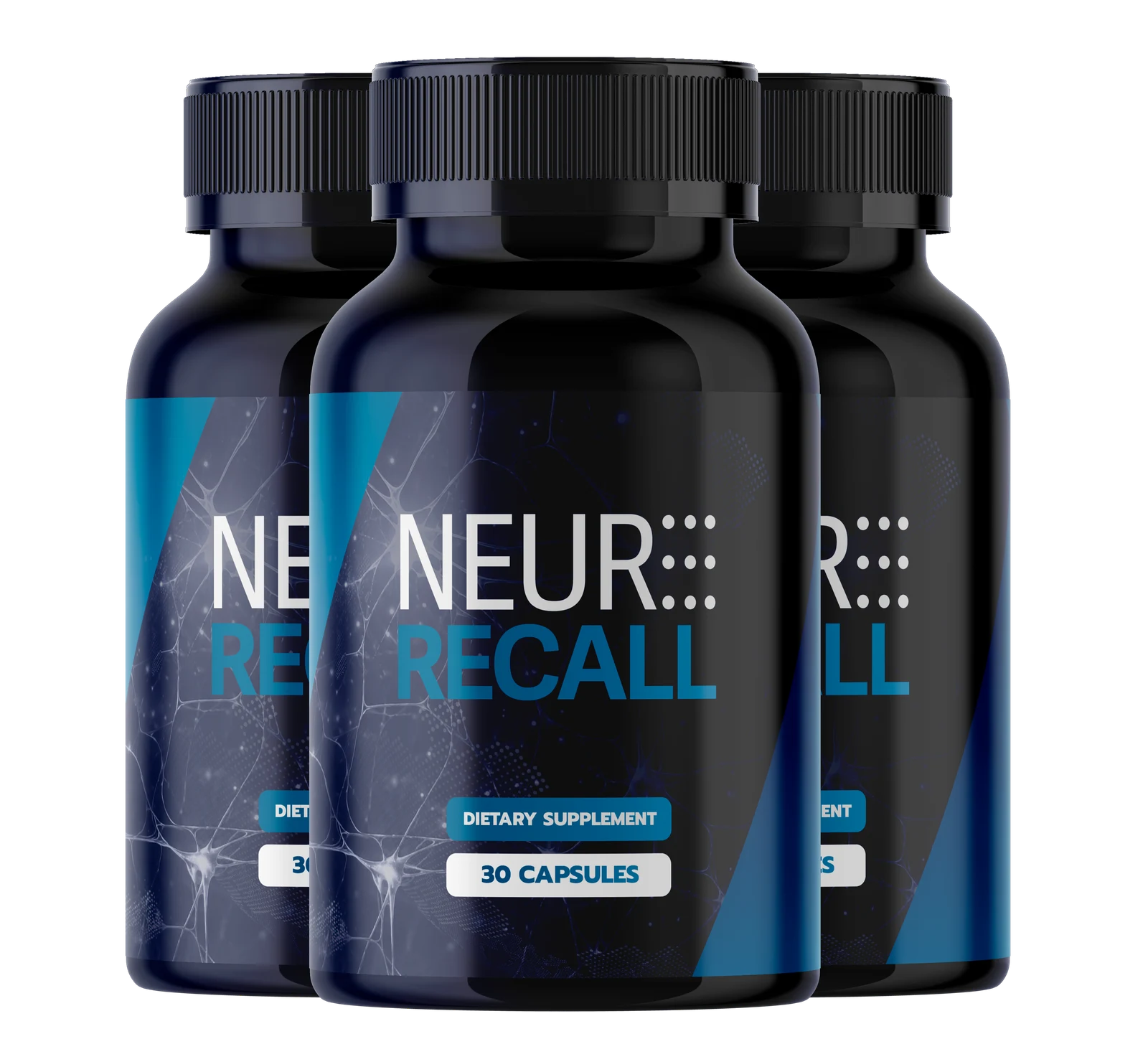 Three bottles of NeuroRecall